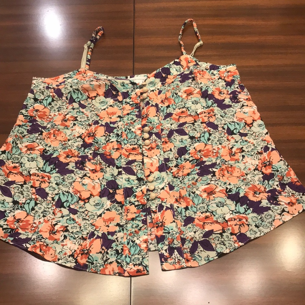 BCBGeneration Floral Tank